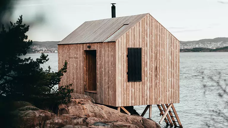 Badekultur: Finnische Sauna