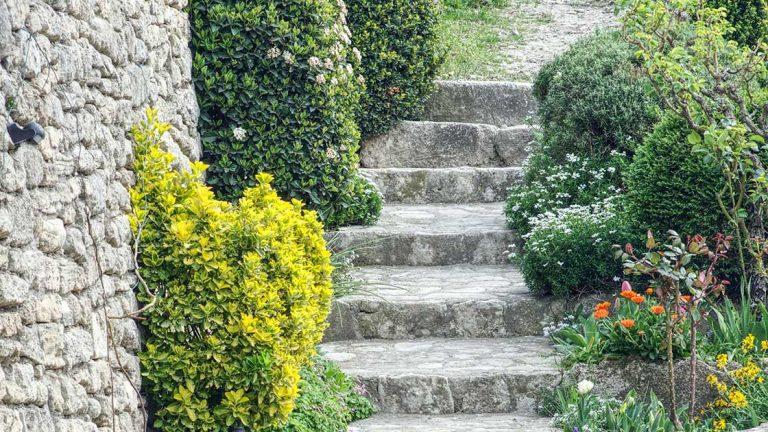 Treppe im Garten