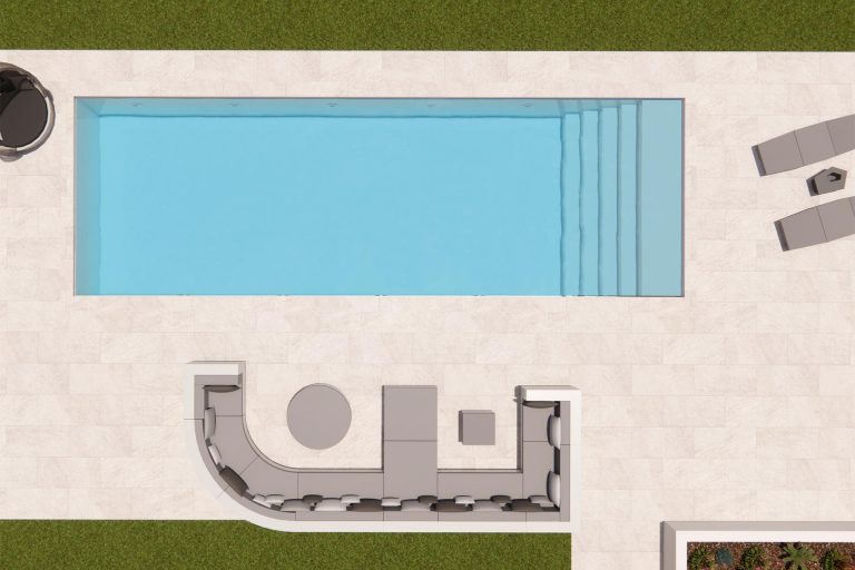 Poolfarbe Blau
