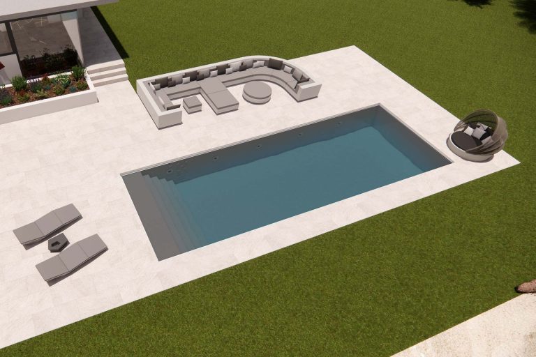 Poolfarbe Graphitgrau