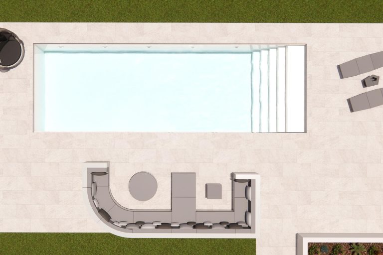 Poolfarbe Schneeweiß
