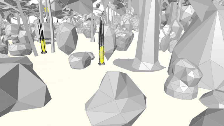 Konzept Gartenbeleuchtung