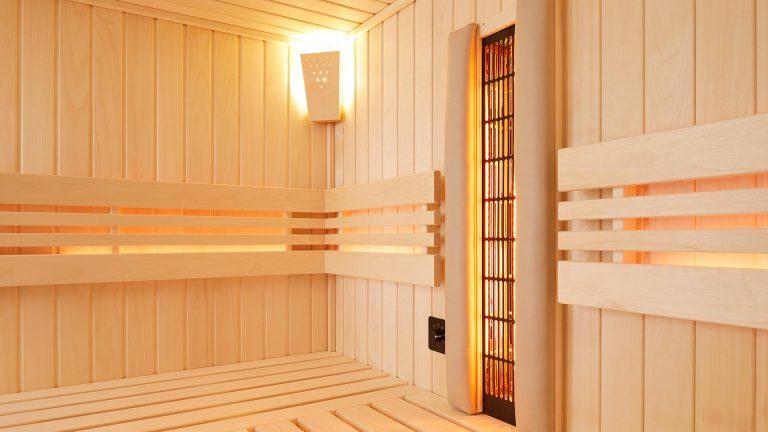 Infrarot in der Sauna